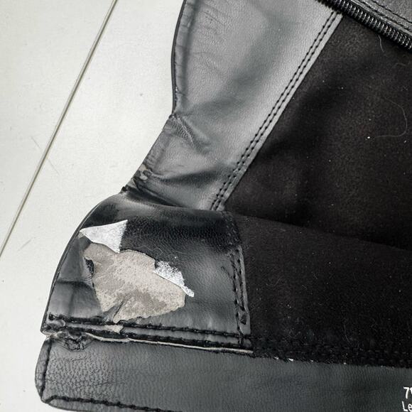 Vintage Black Leather Rding Boots Clara low - Picture 5 of 9